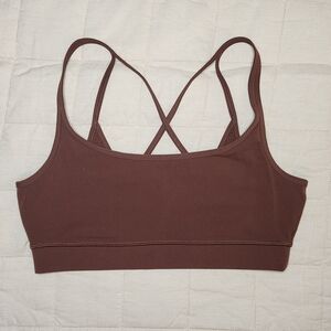 Vuori Mindset Bra In The Color Marsala